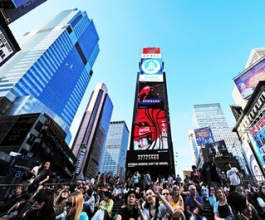 紐約時代廣場廣告-美國紐約時代廣場LED大屏廣告
